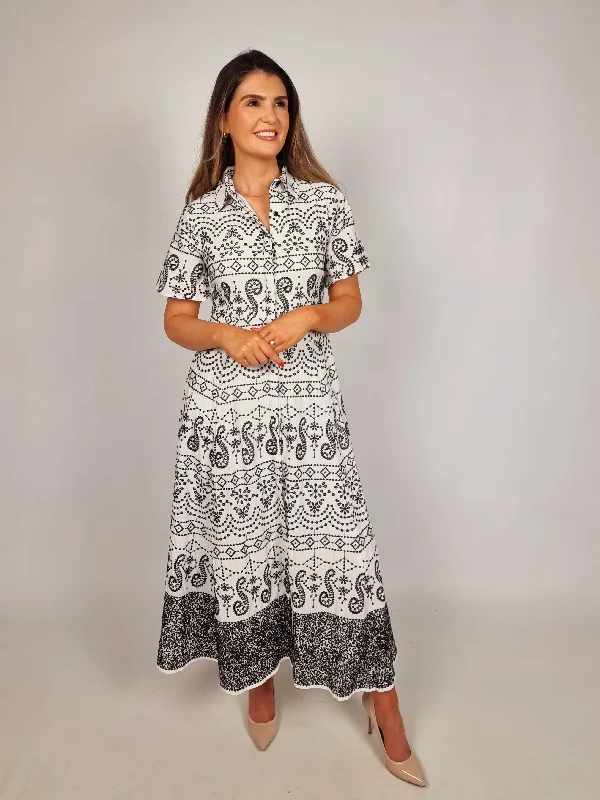 GoaGoa White Shirt Style Dress