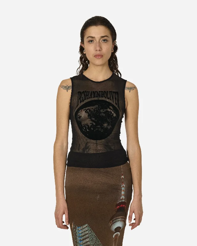 Shayne Oliver Earth Tank Top Black