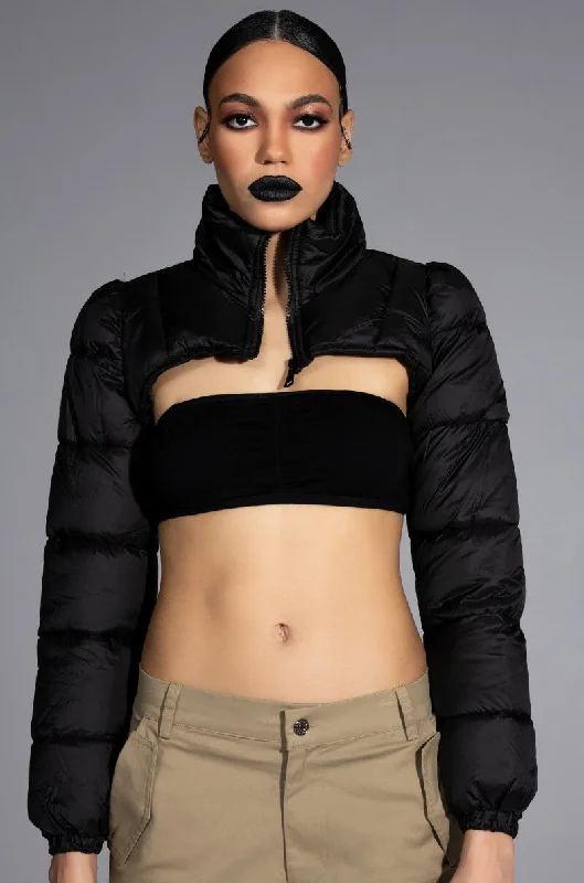 AZALEA WANG ULTRA CROP PUFFER JACKET