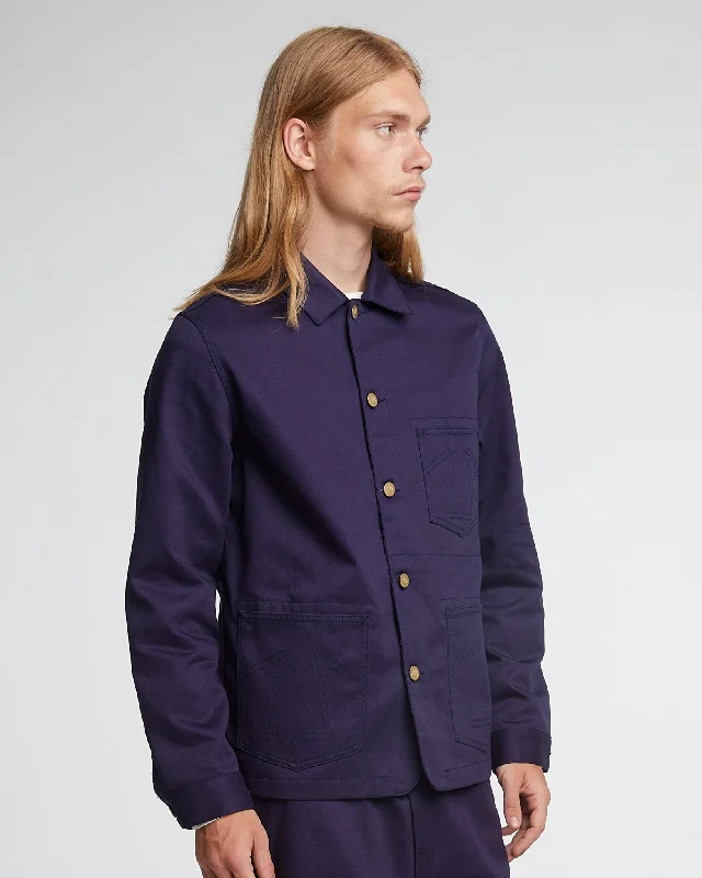 Chore Jacket Garage Cotton Navy