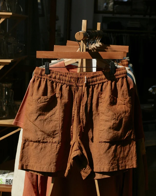 Cutch Hand-Dyed Hemp Easy Shorts