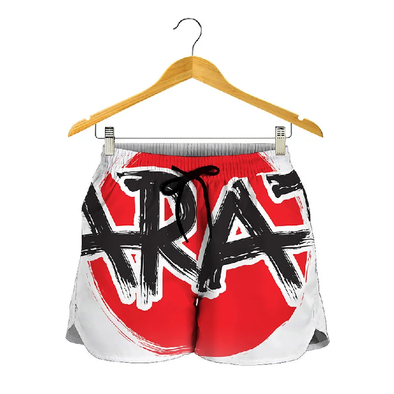 Karate Text Print Women's Shorts