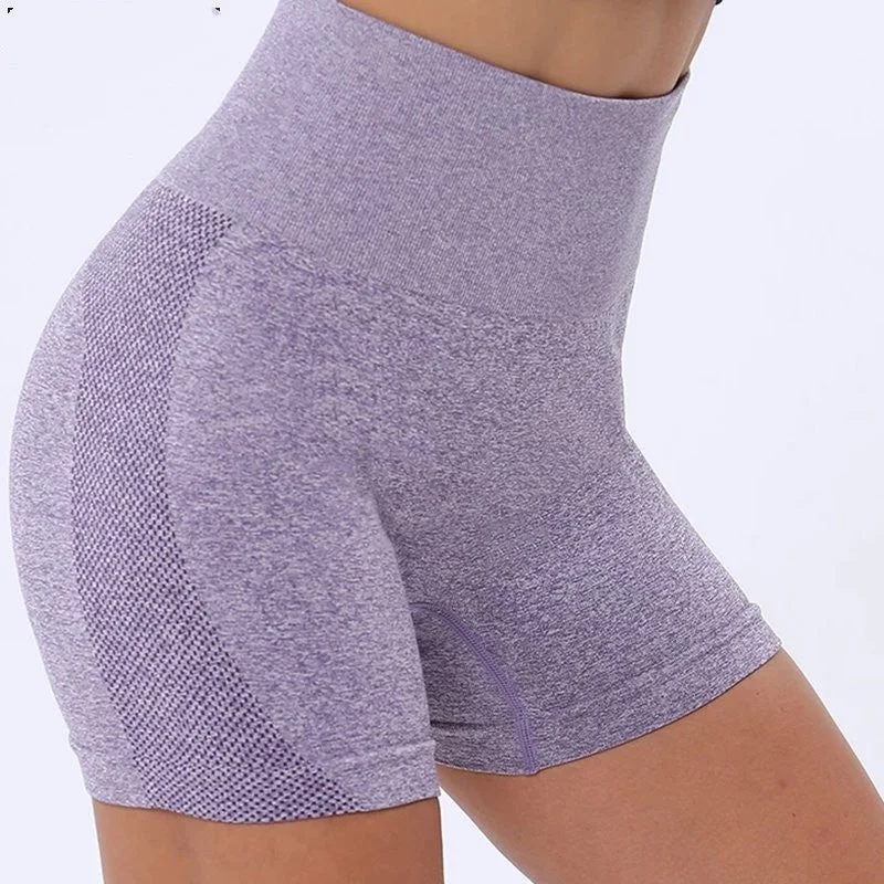 Running Shorts Women Push Up High Waist Fitness Short Female