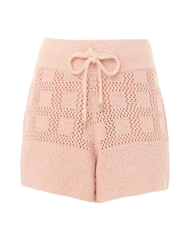 Waverly Drawcord Shorts Dusty Pink