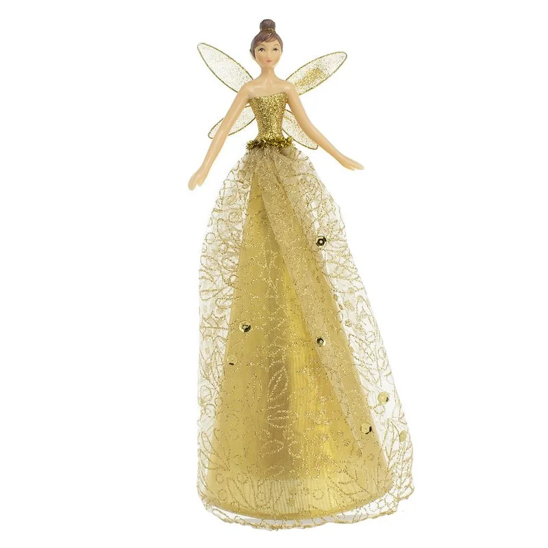 Gold Glitter Tree-top Fairy