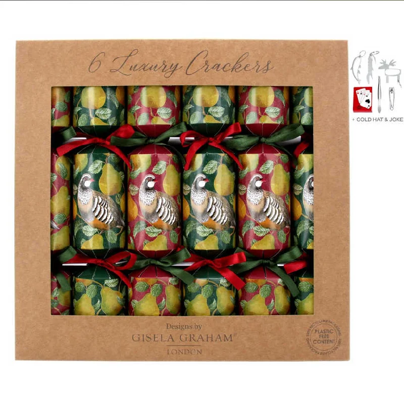 Partridge & Pears Luxury Christmas Crackers