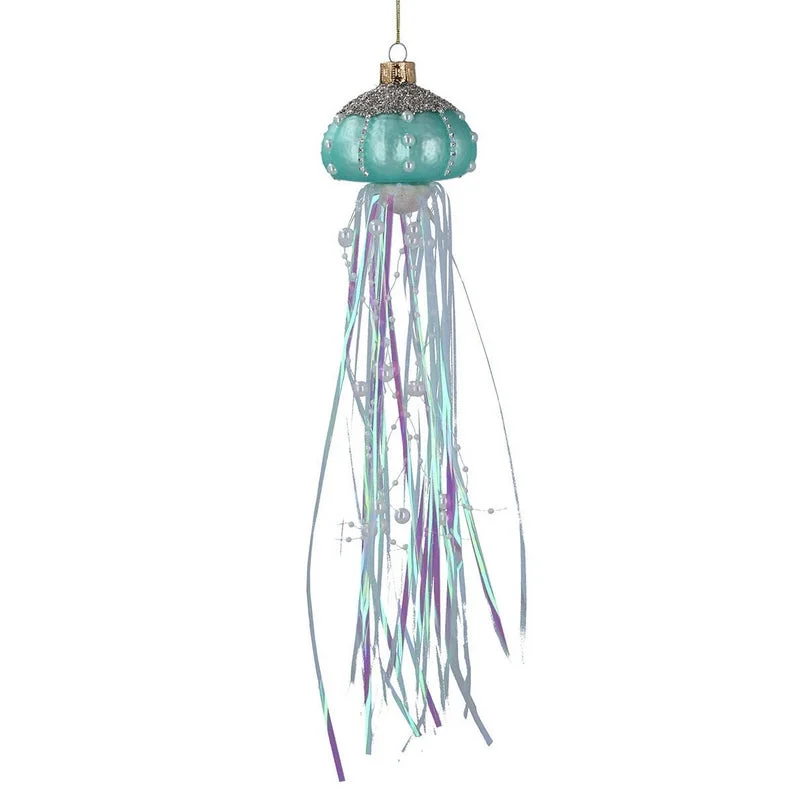 Pastel Glass Jellyfish Decoration